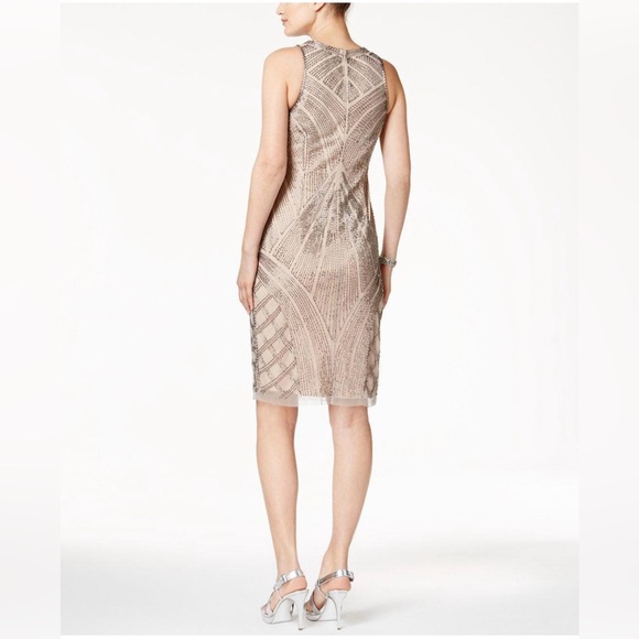 Adrianna Papell beaded dress size 8 - Picture 3 of 12